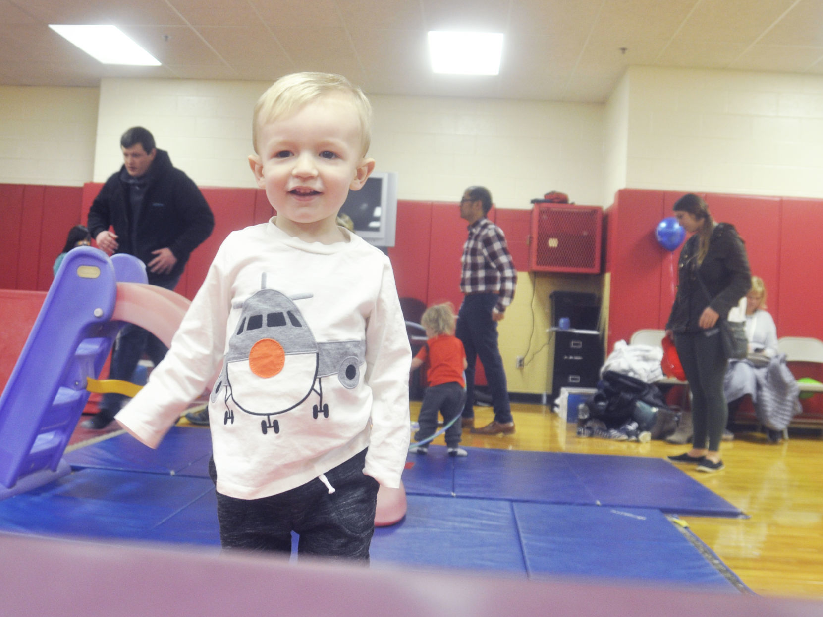 Kids Expo - toddler having fun